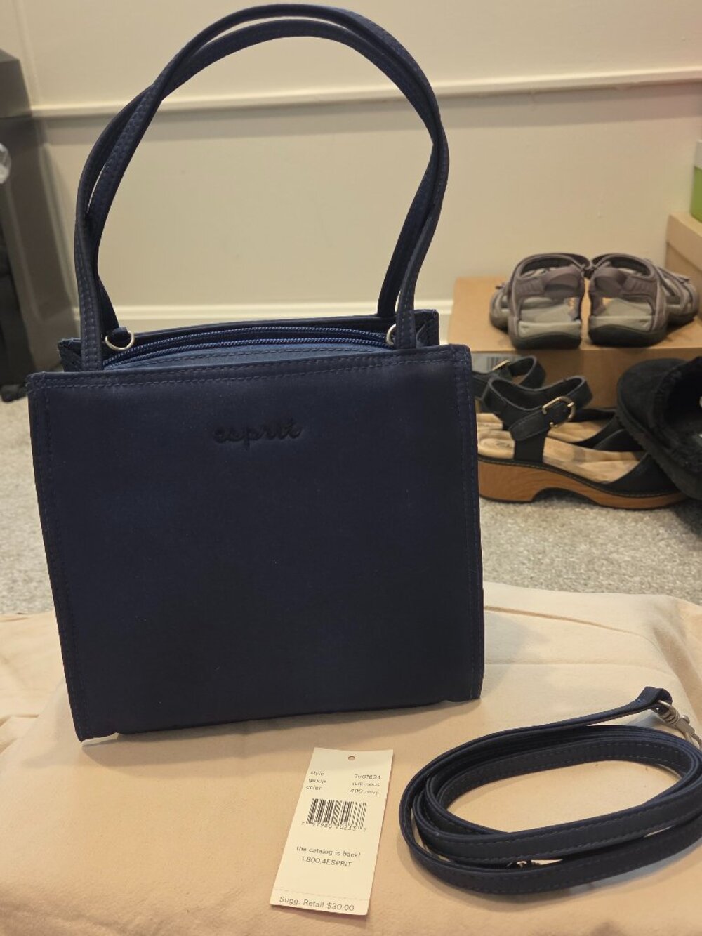 Esprit Crossbody Evening Bag Midnight Navy
